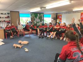 P7 received training in Basic Life Support (CPR)