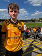 Mack representing Holy Family at Clones