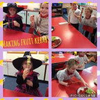 Primary 2 Fruit Kebabs