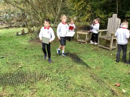 P4 Maths Week Outdoor Shape Investigation 