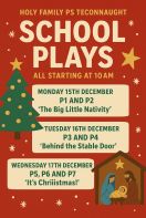 Join us for our school plays next week