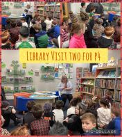 P4 library visit 2 on Mad Hair Day