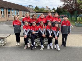P7 model their Leavers hoodies 