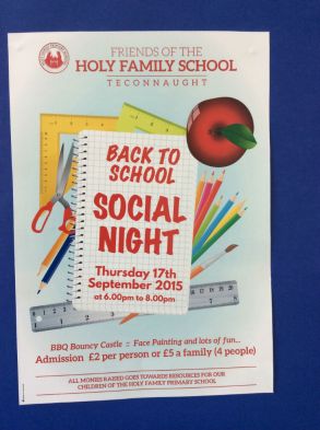 BACK TO SCHOOL SOCIAL NIGHT 